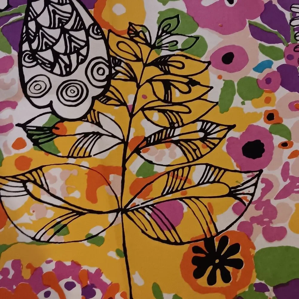 Woodland Gardens Shower Curtain Urban Outfitters Floral Peacock Deer-Please Read